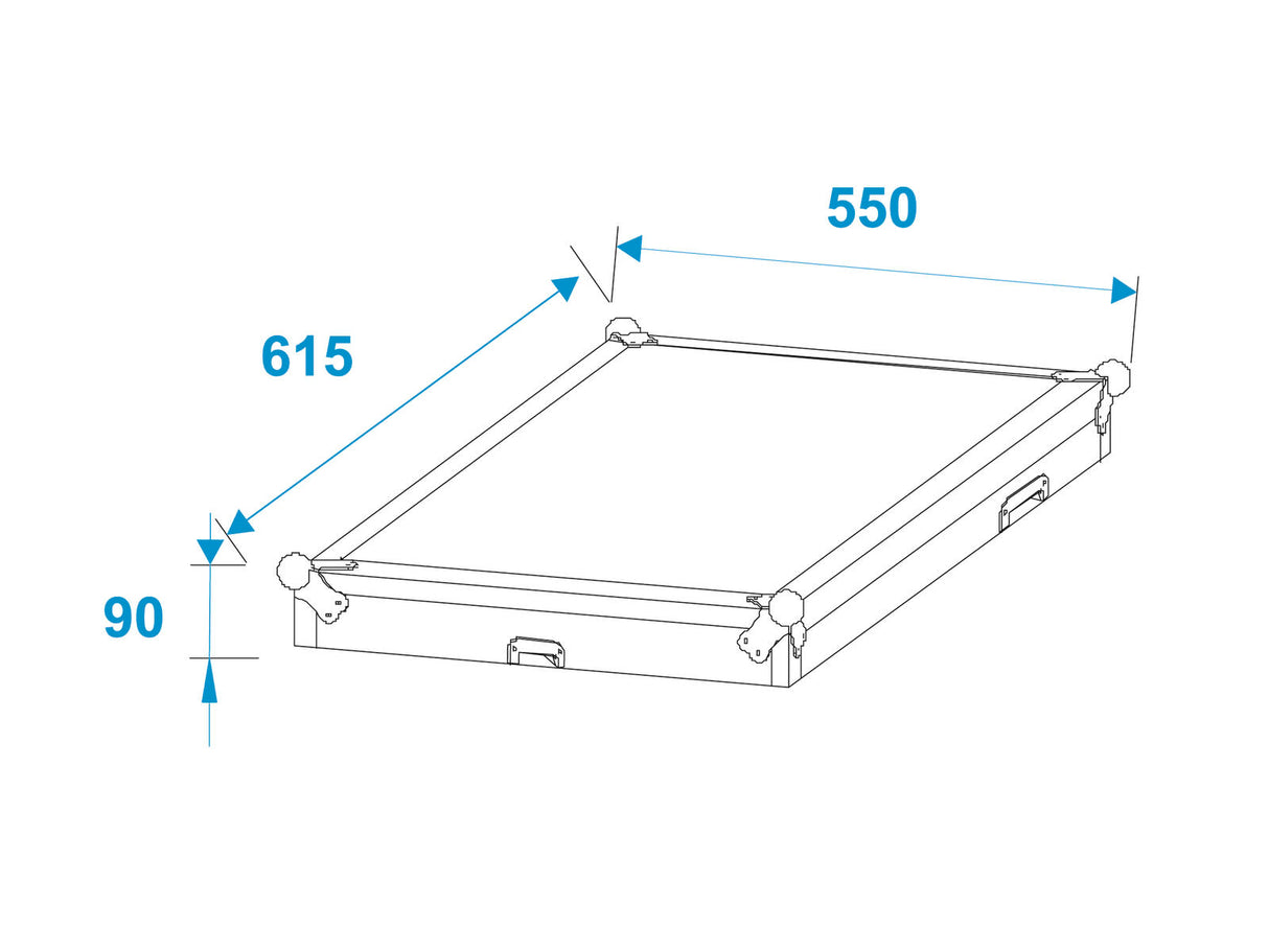 Roadinger Combo Case Pro 17U m. Hjul