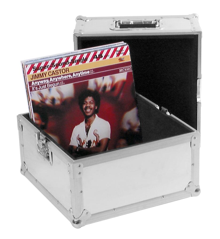 ROADINGER Record Case PRO ALU 50/50, glatt, 100LPs