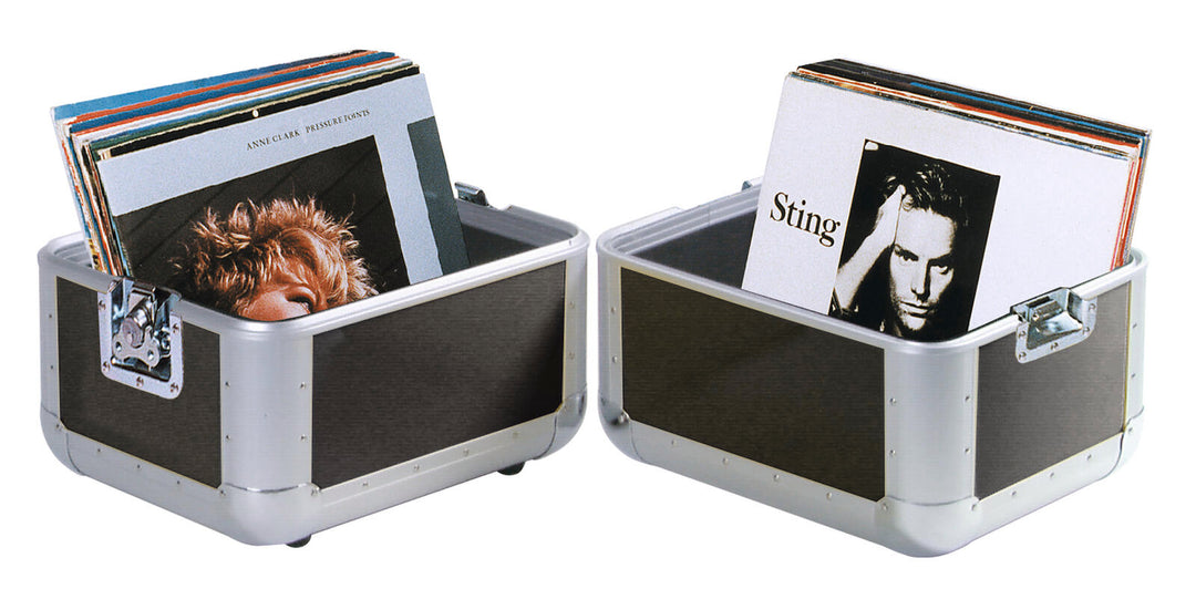 ROADINGER Record Case ALU 50/50, avrundet, bk