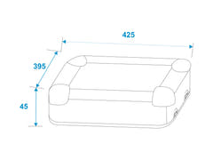ROADINGER CD-etui ALU polert for 100 CDer