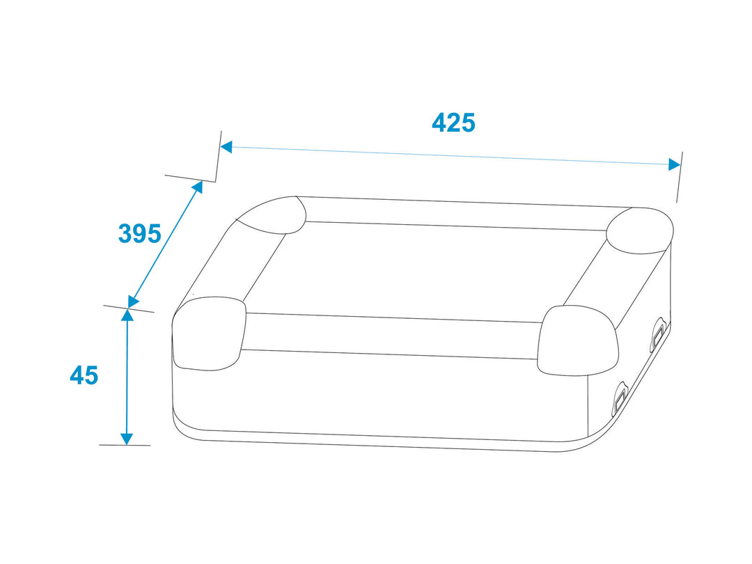 ROADINGER CD-etui ALU polert for 100 CDer