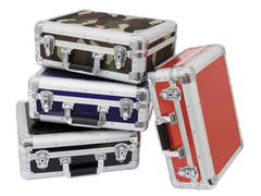 ROADINGER CD-etui ALU digital booking avrundet svart