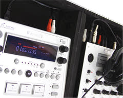ROADINGER Universal Console DIGI-1 2xCD/1xM-10 sølv