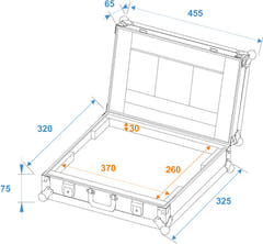 ROADINGER Laptopetui LC-15 maximum 370x255x30mm