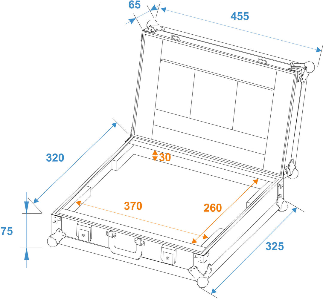 ROADINGER Laptopetui LC-15 maximum 370x255x30mm