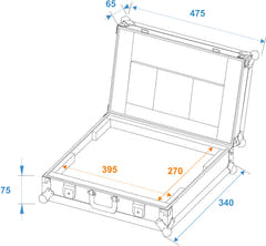 ROADINGER Laptop-etui LC-17