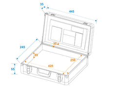 ROADINGER Laptop-etui MB-15