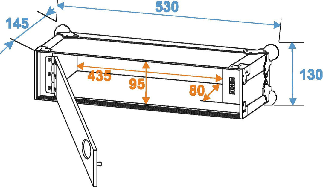 Flightcase for trådløse mikrofonsystemer