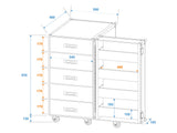 ROADINGER TSF-1 Universal Drawer Case with wheels