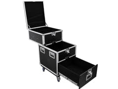 ROADINGER universelt roadie-etui med hjul