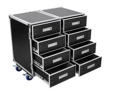 ROADINGER DD-2 universell Roadie-koffert med to skuffer