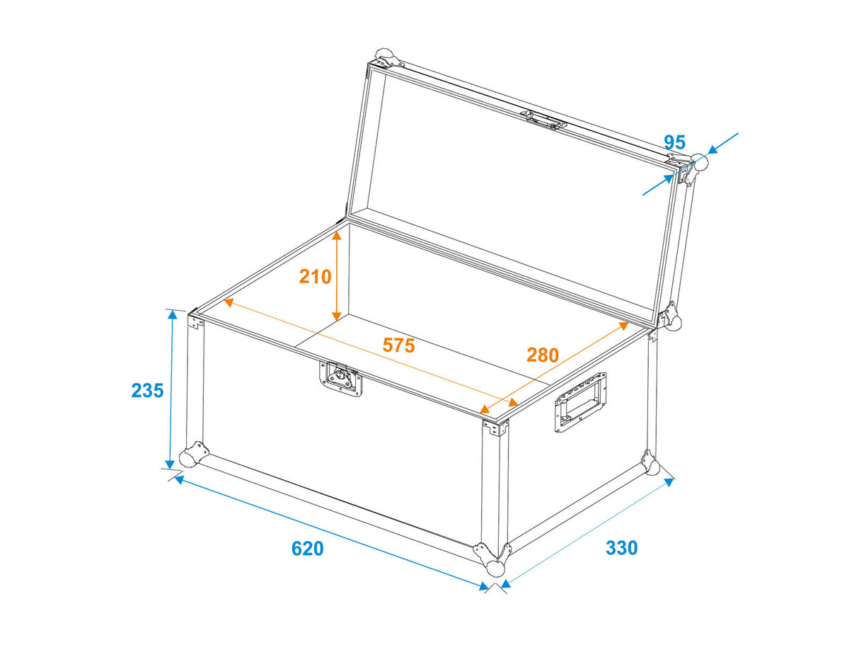 ROADINGER Universal Transport Case 60x30x30cm