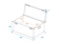 ROADINGER universalt transportkoffert 60x40x30cm