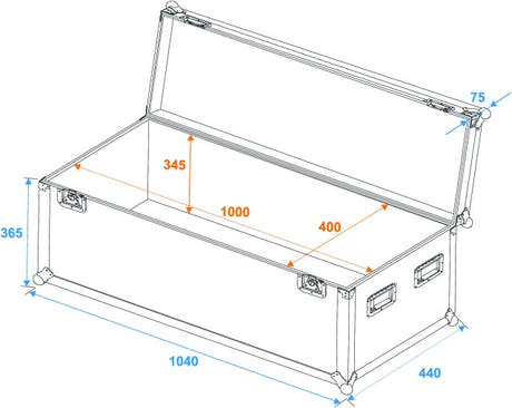 Eurolite Flightcase Pro (100 x 40 x 40 cm)