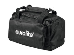 EUROLITE sett med 4x AKKU IP Flat Light 3 bk + Soft Bag