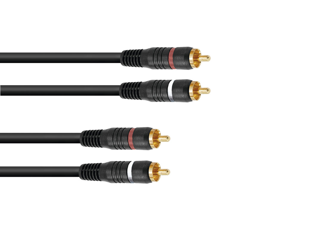 OMNITRONIC RCA Cable 2x2 10m