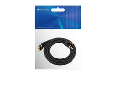 OMNITRONIC RCA-kabel 2x2 jord 1.5m