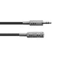 Jack-kabel 3,5 mm minijack stereo hann til 3,5 mm minijack stereo hunn - 3 meter