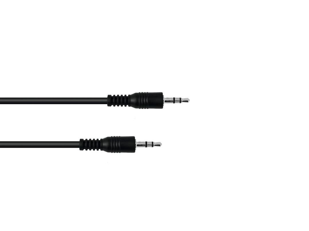 OMNITRONIC Jack-kabel 3.5 stereo 1.5m bk