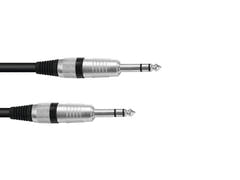 OMNITRONIC Jack-kabel 6.3 stereo 3m bk ROAD