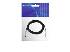 OMNITRONIC Jack forlengelse 6.3 stereo 3m bk