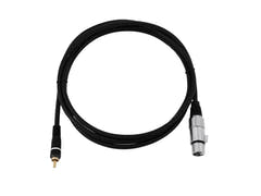 OMNITRONIC adapterkabel RCA/XLR(F) 2m bk