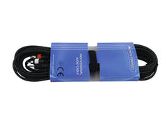 OMNITRONIC adapterkabel 3.5 Jack/2xRCA 6m bk