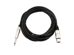 OMNITRONIC adapterkabel XLR(F)/Jack mono 2m bk