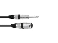 OMNITRONIC adapterkabel XLR(M)/Jack stereo 5m bk