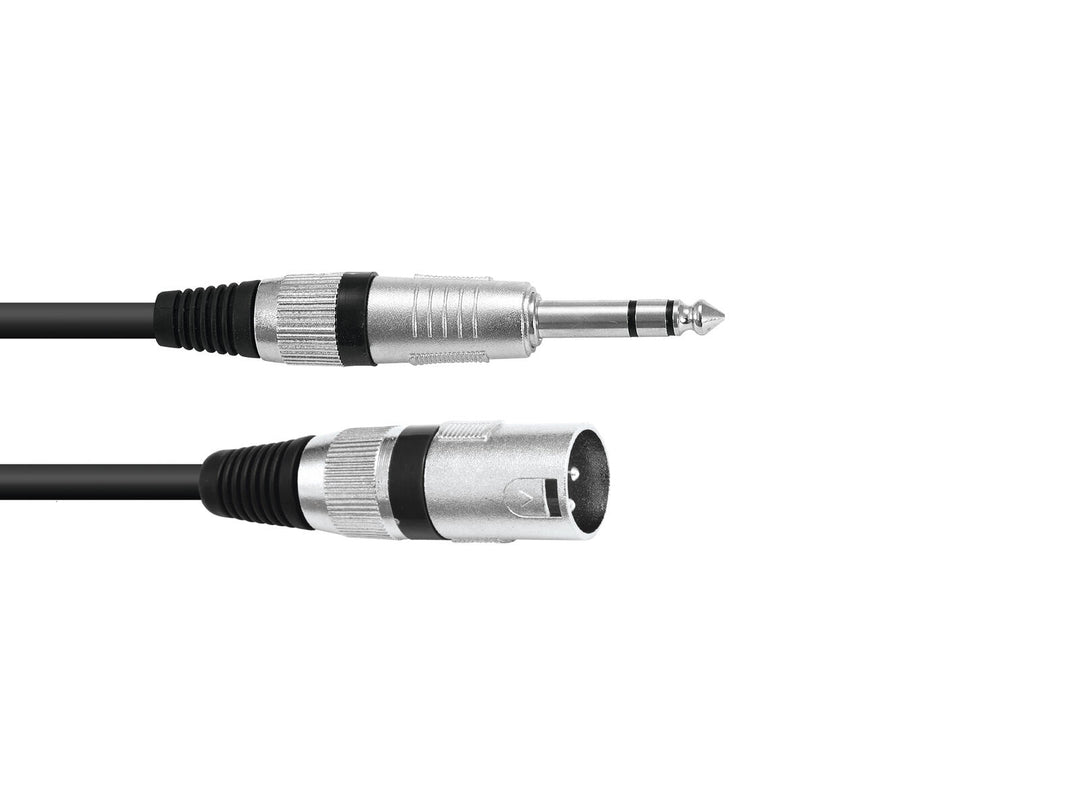 OMNITRONIC adapterkabel XLR(M)/Jack stereo 5m bk