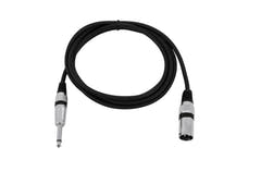 OMNITRONIC Adapterkabel XLR(M)/Jack mono 2 m bk