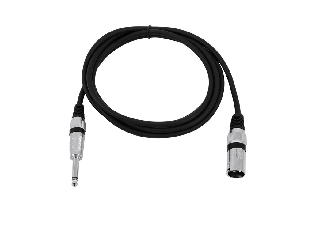 OMNITRONIC Adapterkabel XLR(M)/Jack mono 2 m bk