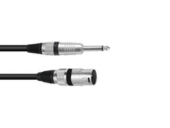 OMNITRONIC Adapterkabel XLR(M)/Jack mono 5 m bk
