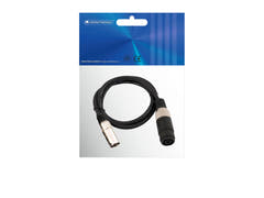 OMNITRONIC adapterkabel høyttaler(F)/XLR(M) 1m bk