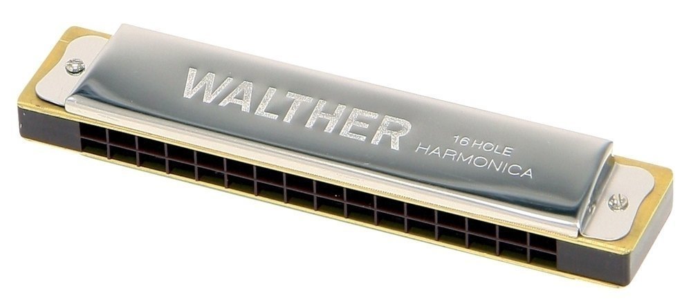 Walther tremolomunnspill i C-dur, 32 toner, i pappeske