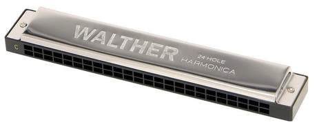 Walther tremolomunnspill i C-dur, 48 toner, plastetui