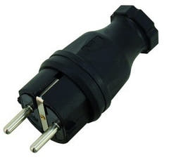 Schuko Male Plug Pro Impact Resistant (PCE)