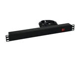 Eurolite R-19-8 1U Rack Power Distribution (Schuko)