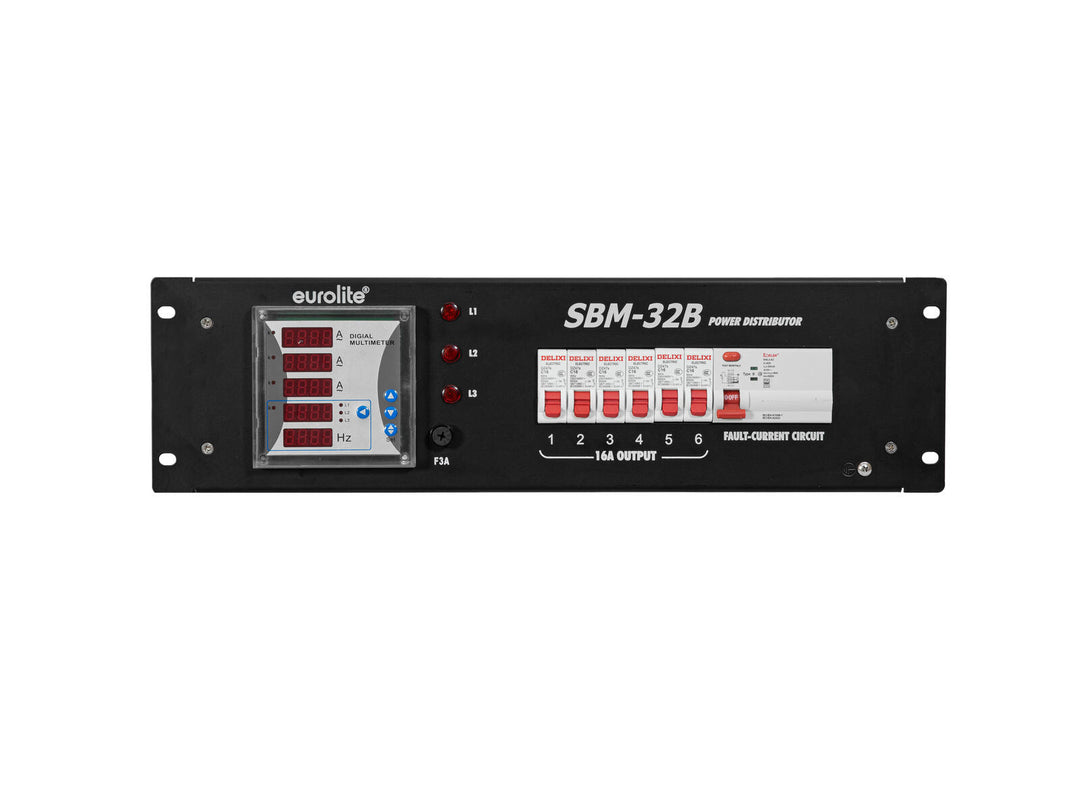EUROLITE SBM-32B strømfordeler