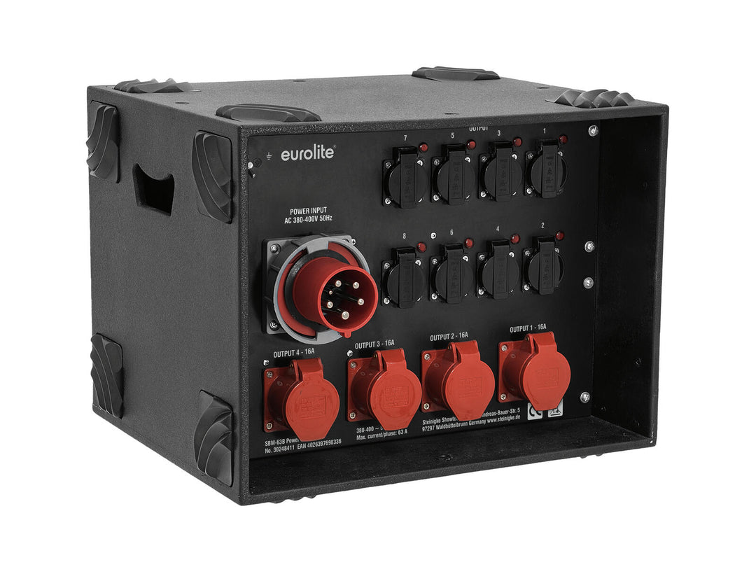 EUROLITE SBM-63B Strømfordeler