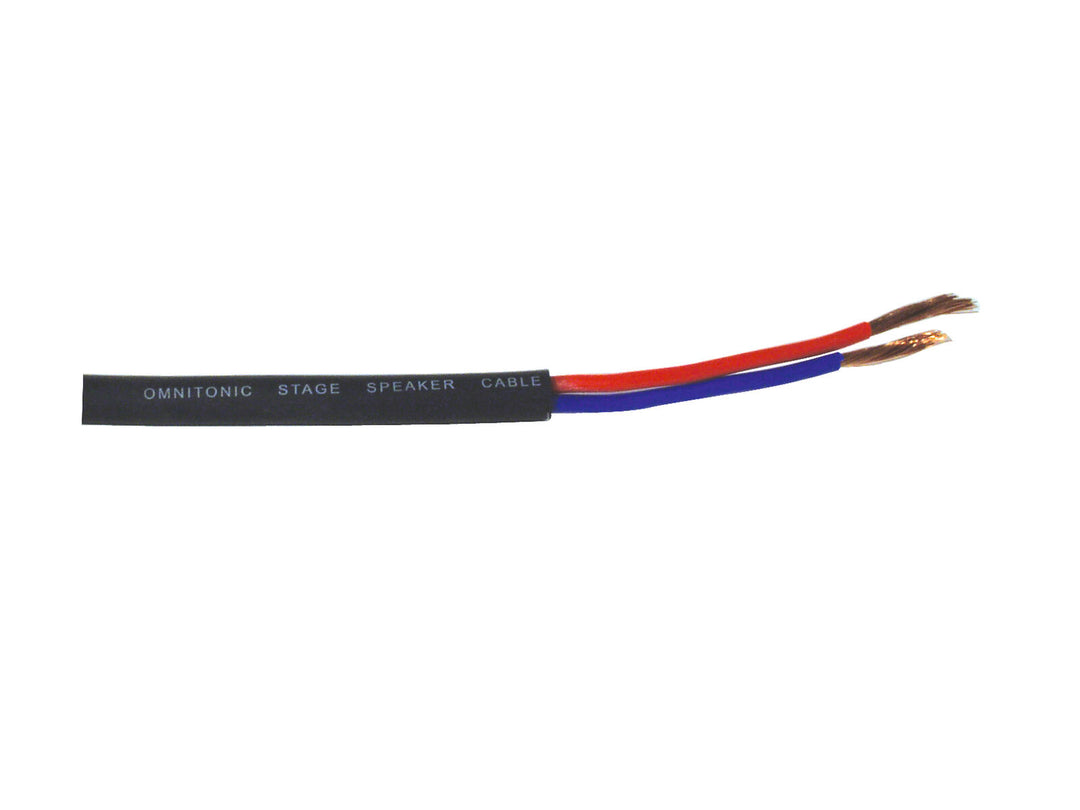 OMNITRONIC Speaker Cable 2x2.5 50m bk durable