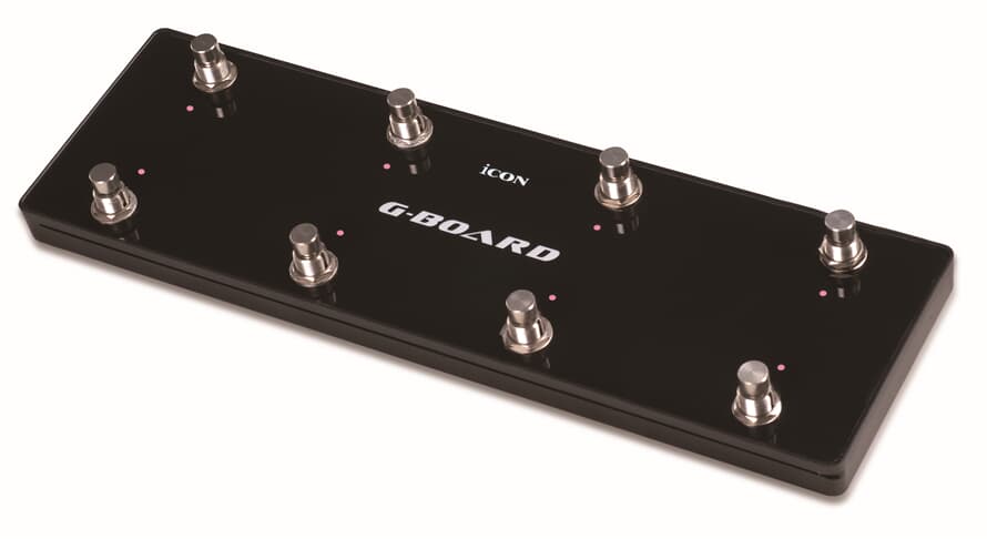 iCon G-Board MIDI-fotbryter, svart