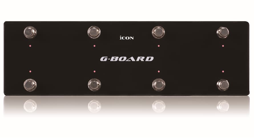 iCon G-Board MIDI-fotbryter, svart