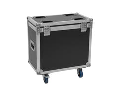 ROADINGER Flightcase 2x IP TMH-H420 med hjul
