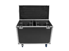 ROADINGER Flightcase 2x IP TMH-H760 med hjul