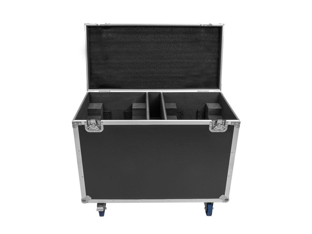 ROADINGER Flightcase 2x IP TMH-H760 med hjul