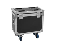 ROADINGER Flightcase 2x TMH-B120 med hjul