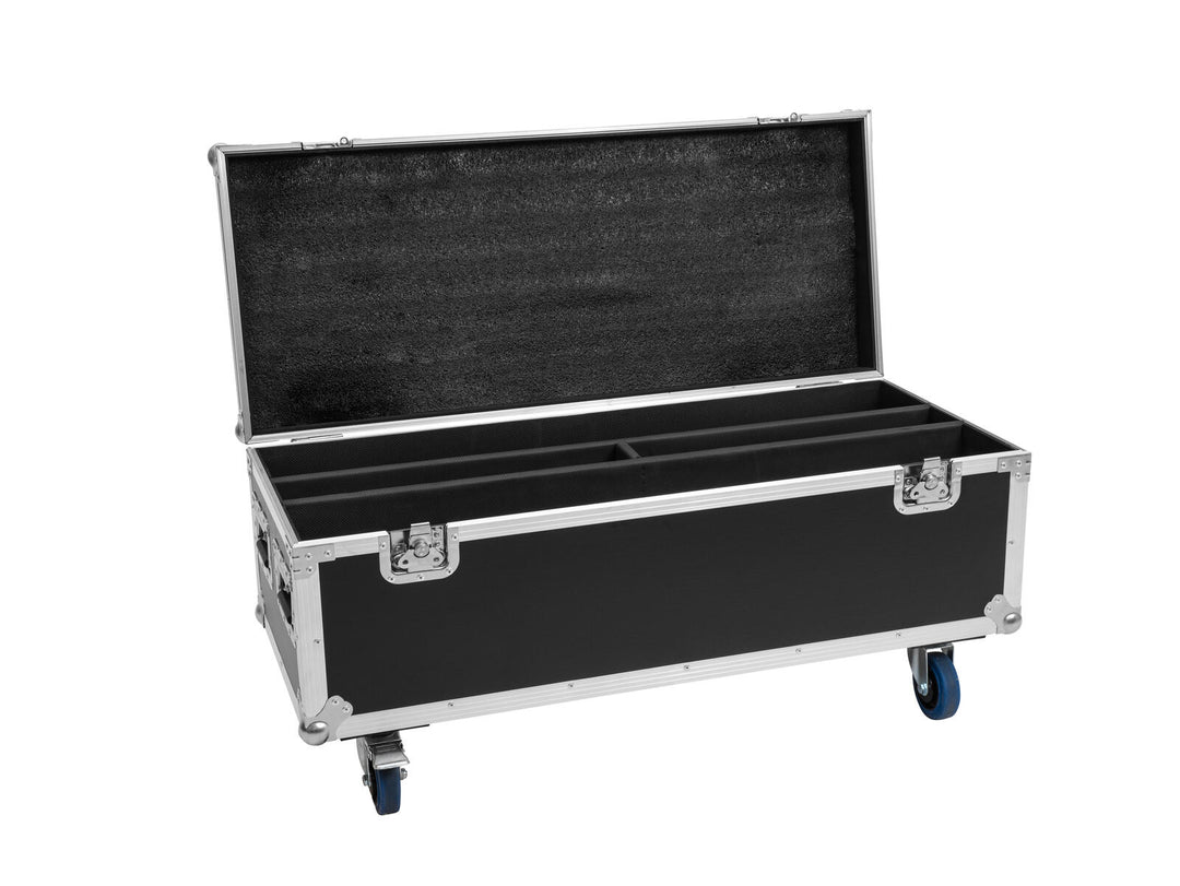 ROADINGER Flightcase 2x LED TMH Bar-S120 med hjul
