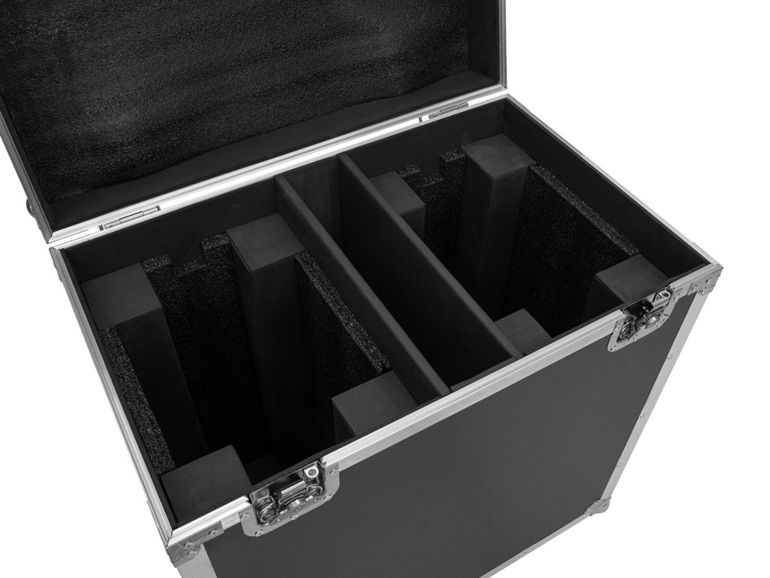 ROADINGER flightcase for 2x TMH-S400 med hjul