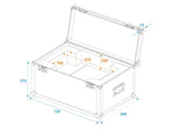 ROADINGER Flightcase for følgespot SL-160 / SL-350